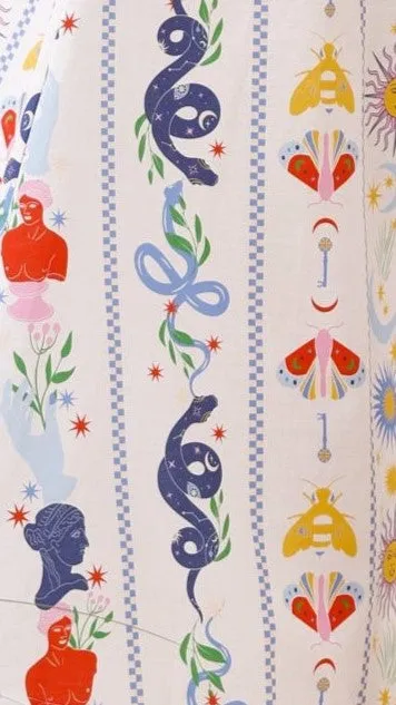 Mgra Maxi Dress - Blue Print sold by Billy J product image thumbnail 5