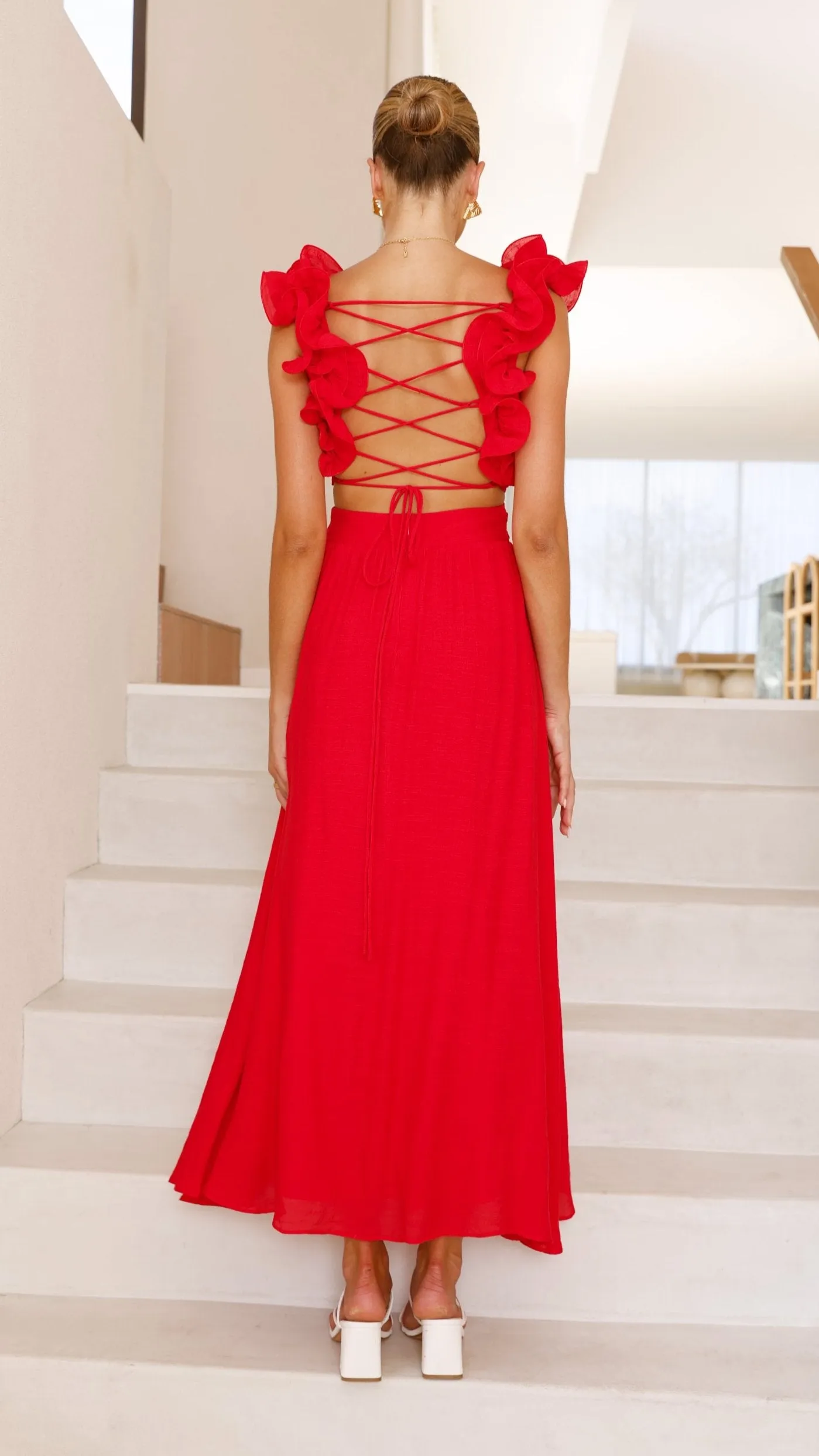 Galilhai Maxi Dress - Red sold by Billy J product image thumbnail 2
