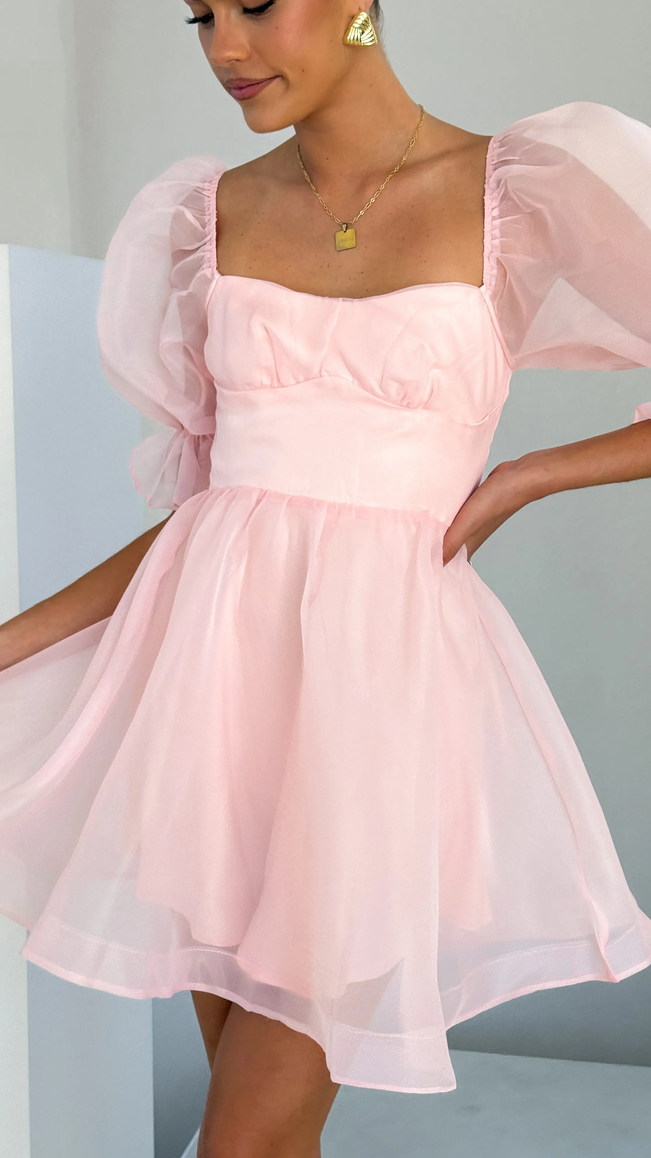 Lakeithia Mini Dress - Pink sold by Billy J product image thumbnail 2