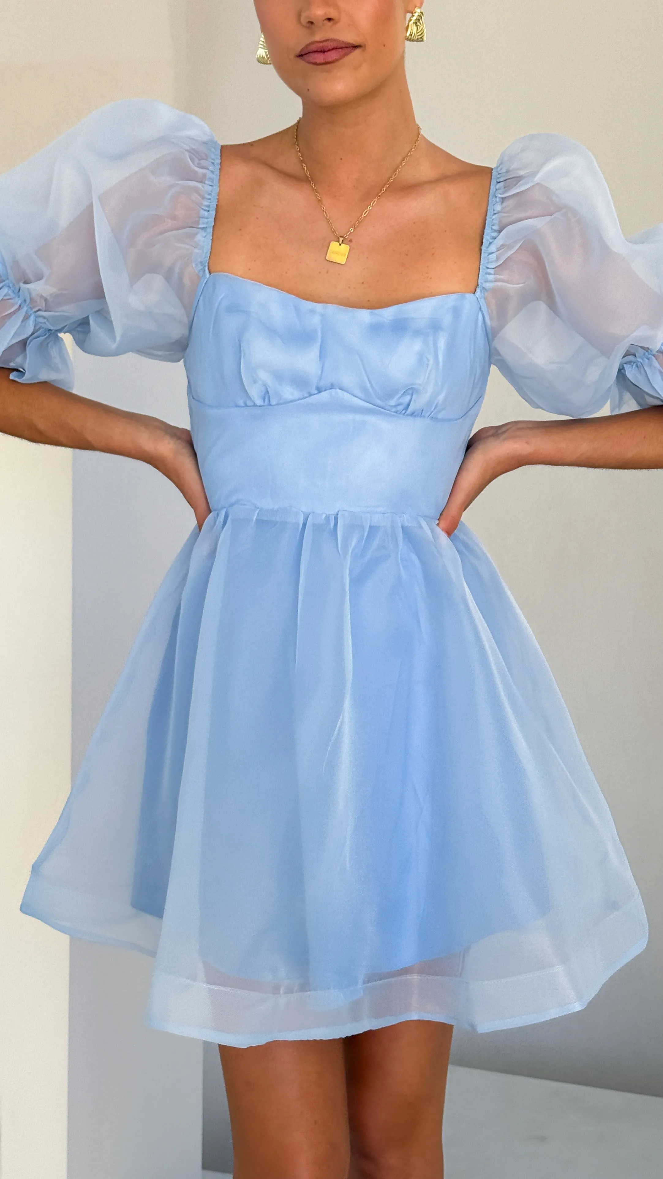 Lakeithia Mini Dress - Blue sold by Billy J product image thumbnail 5