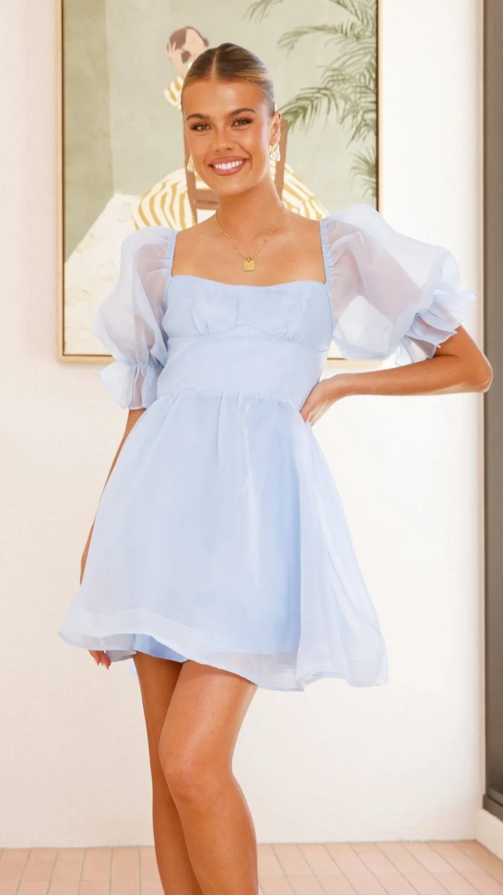 Lakeithia Mini Dress - Blue sold by Billy J product image thumbnail 3