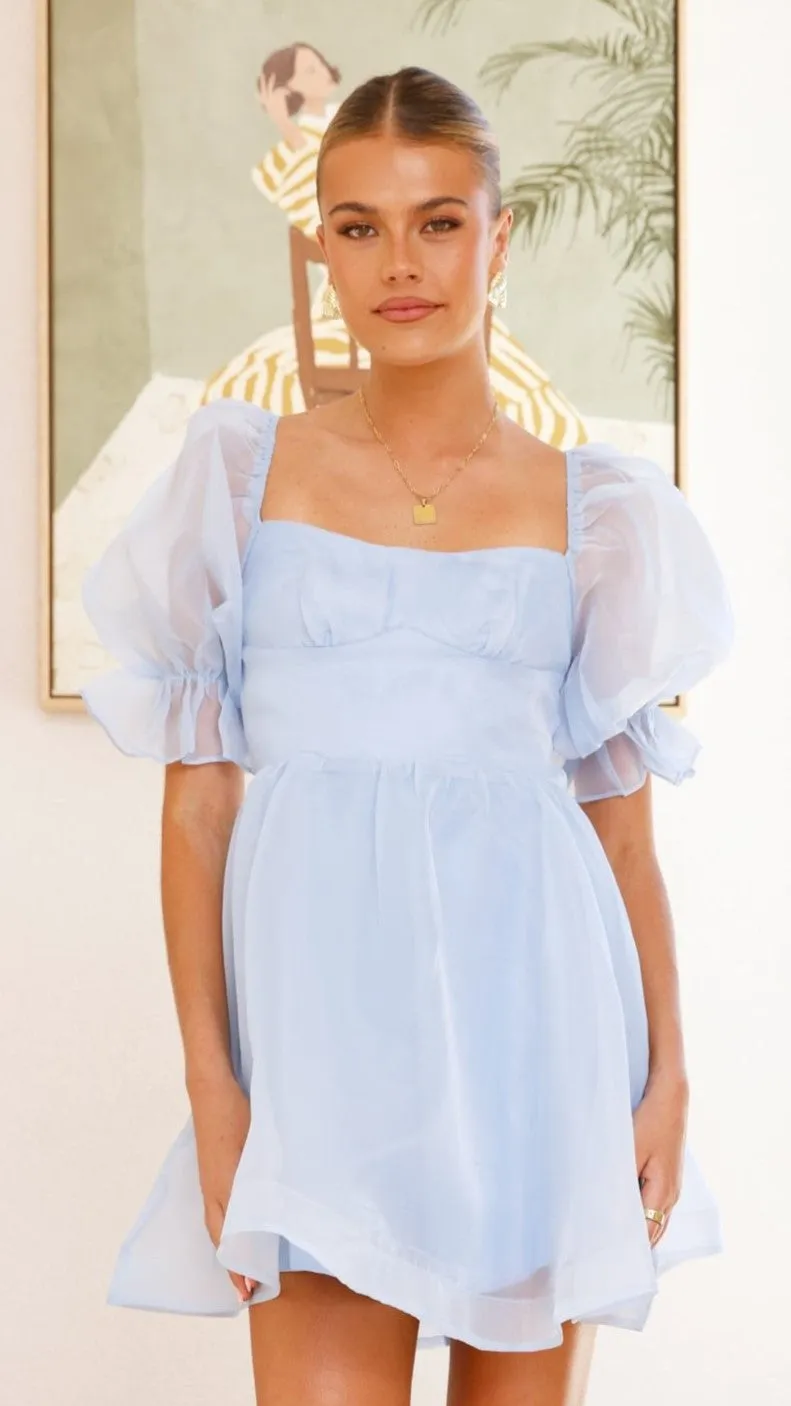 Lakeithia Mini Dress - Blue sold by Billy J
