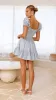 Kori Mini Dress - Blue Check sold by Billy J