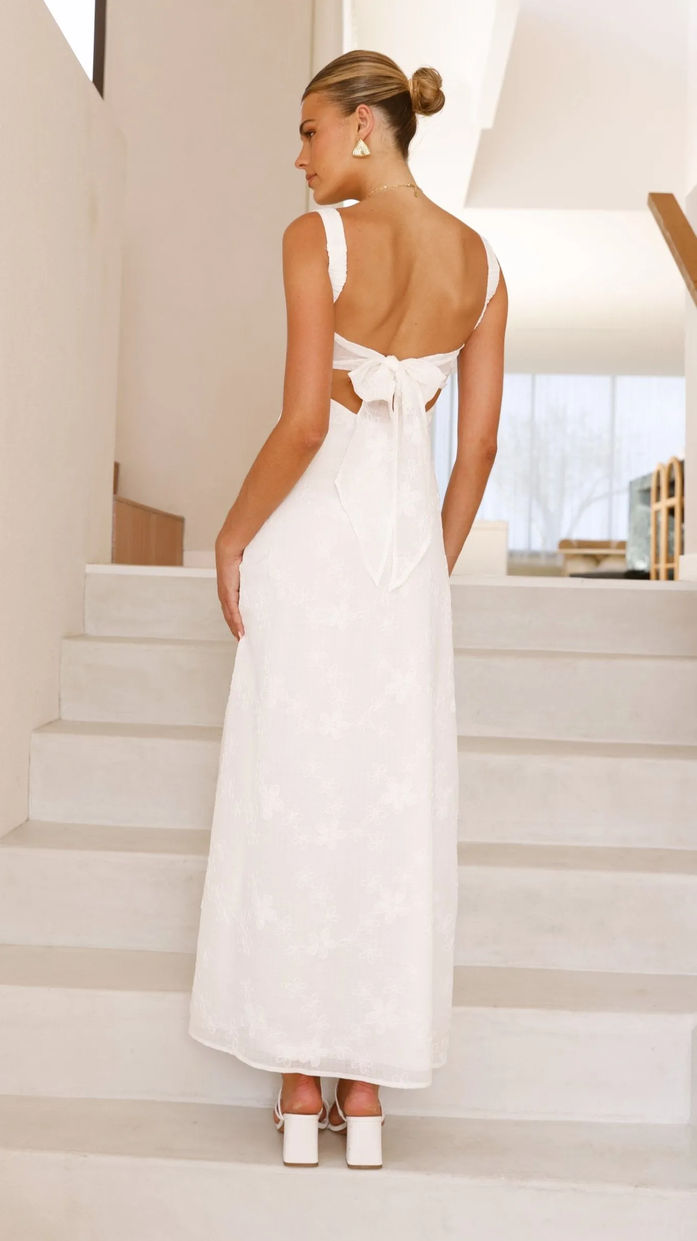 Gianna Maxi Dress - White Lace sold by Billy J product image thumbnail 5