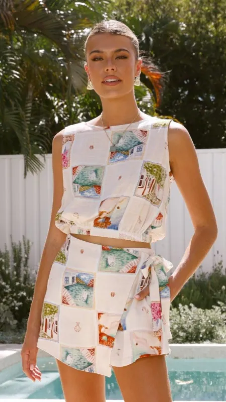 Remington Top and Skort Set - Naples Print sold by Billy J