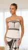Margot Strapless Tunic Top - Palm Canyon sold by Billy J