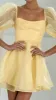 Lakeithia Mini Dress - Yellow sold by Billy J