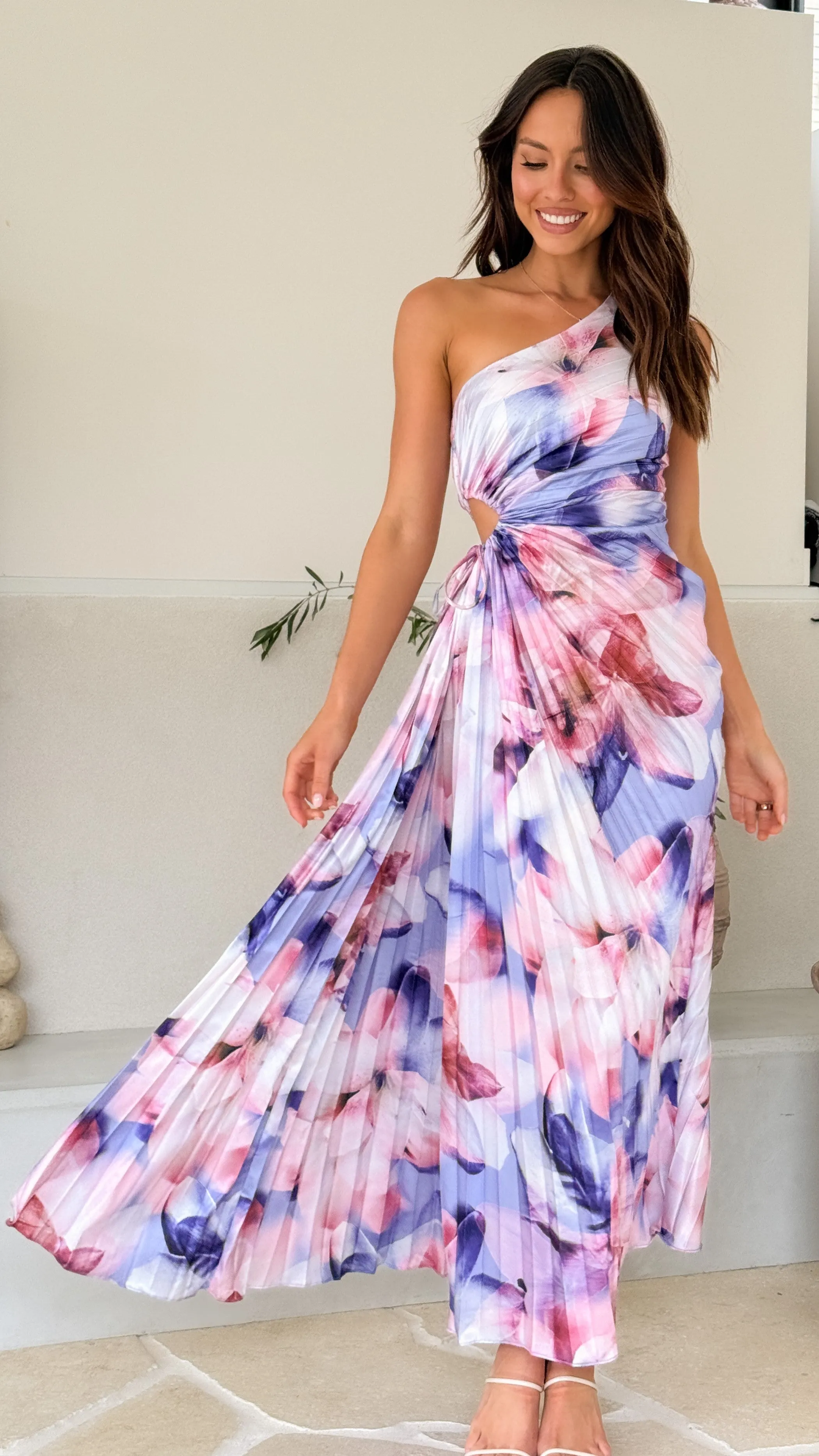 Laken Maxi Dress - Purple Print sold by Billy J product image thumbnail 4