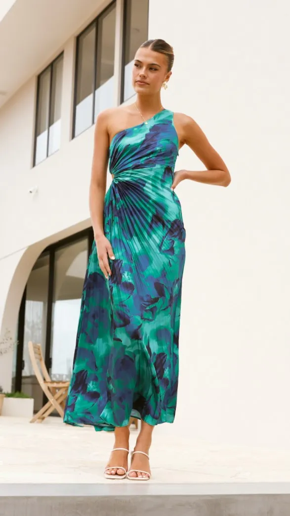 Laken Maxi Dress - Green Print sold by Billy J product image thumbnail 5