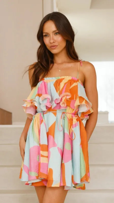 Jolene Mini Dress - Multi sold by Billy J