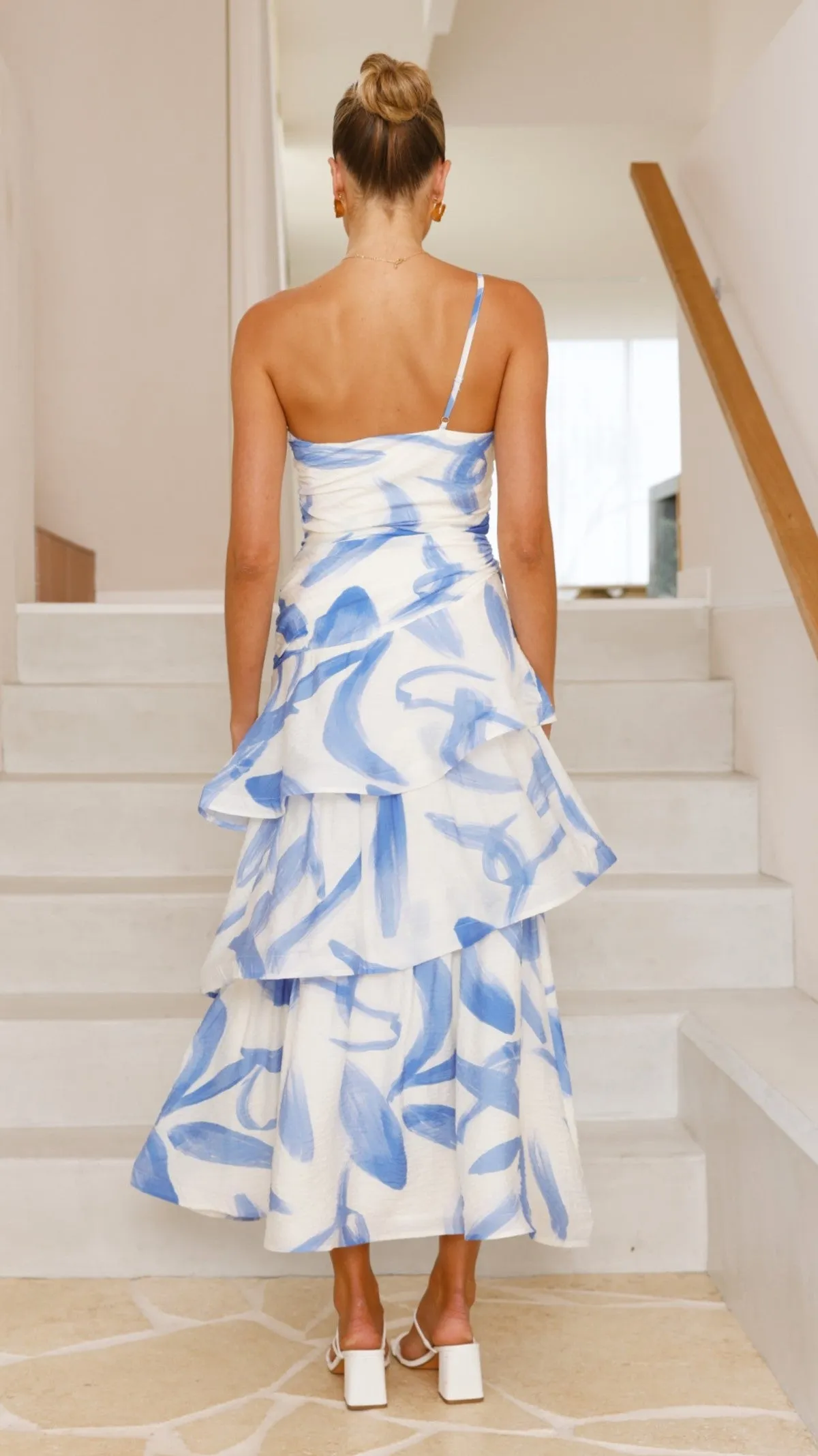 Nalani Maxi Dress - Blue Print sold by Billy J product image thumbnail 2