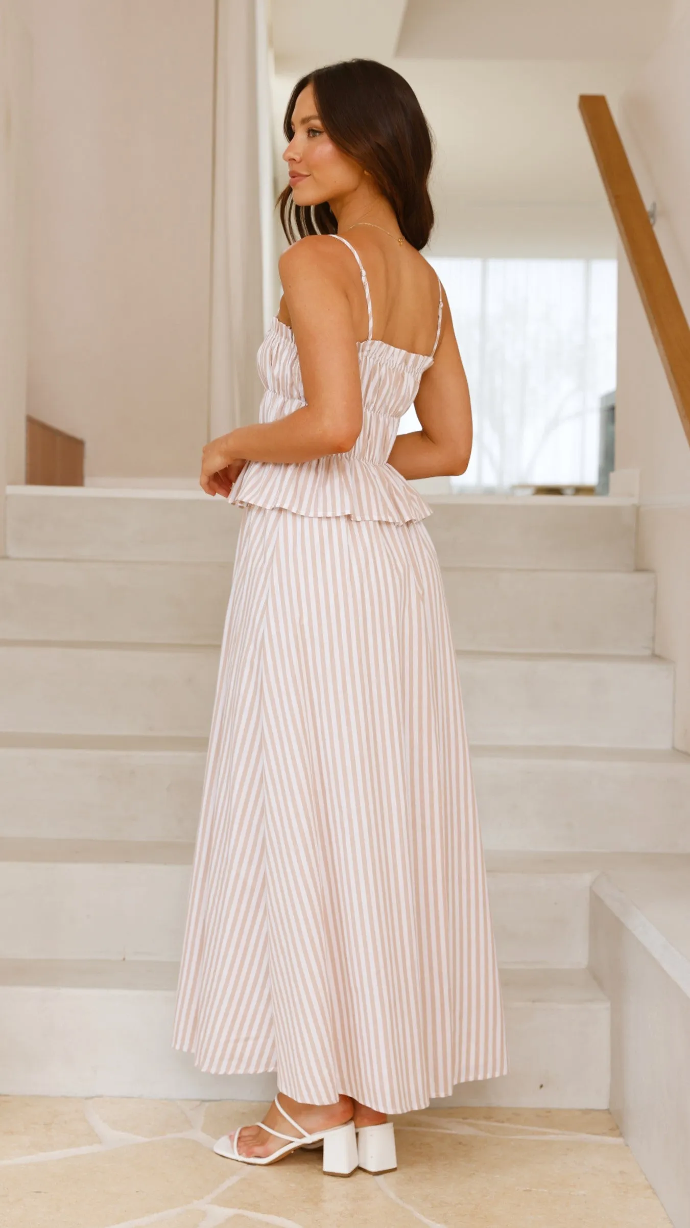 Misty Maxi Dress - Beige sold by Billy J product image thumbnail 2