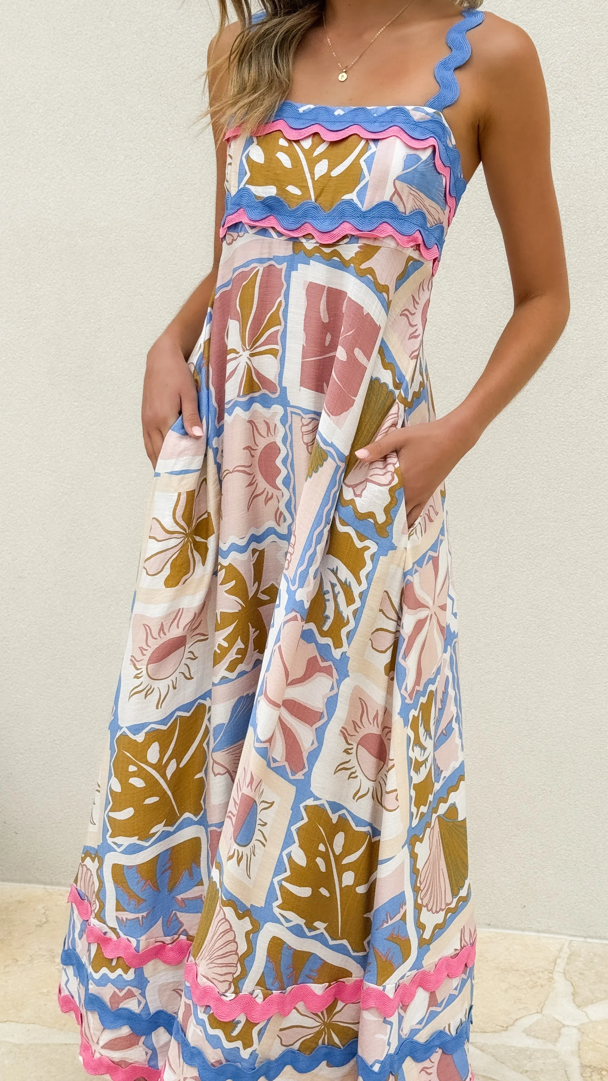 Arabella Maxi Dress - Bahamas Print sold by Billy J product image thumbnail 4