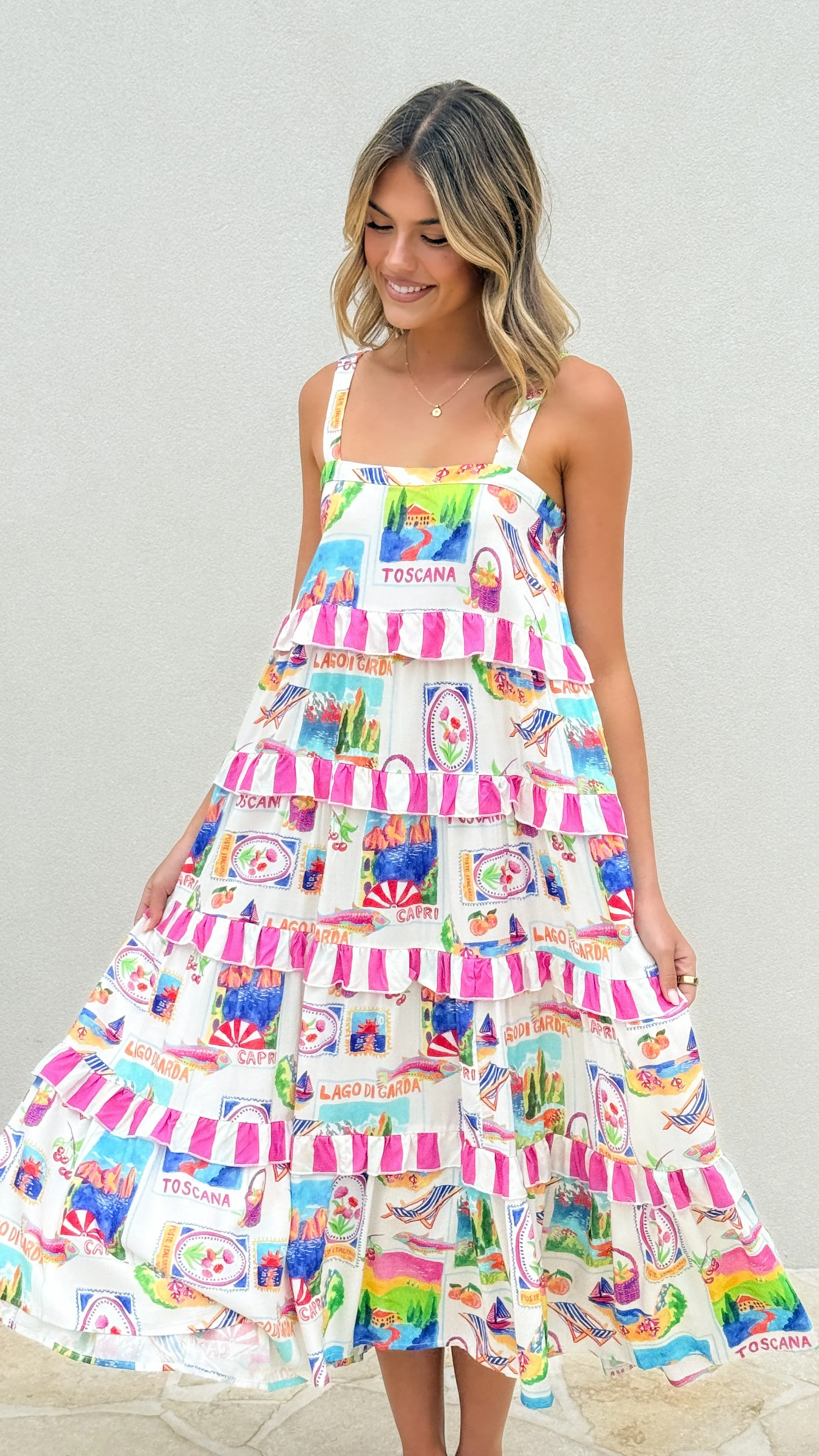 Jeena Maxi Dress - Nicoletta Print sold by Billy J product image thumbnail 4