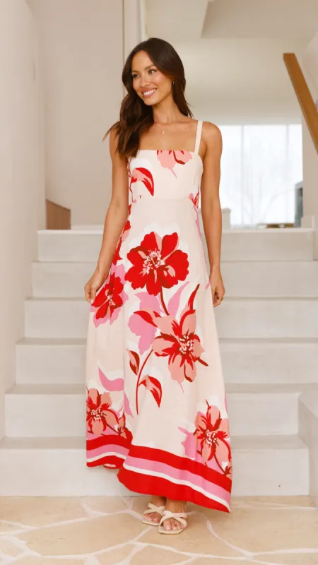 Vida Maxi Dress - Rosabel Print sold by Billy J
