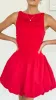 Meera Boat Neck Mini Dress - Red sold by Billy J