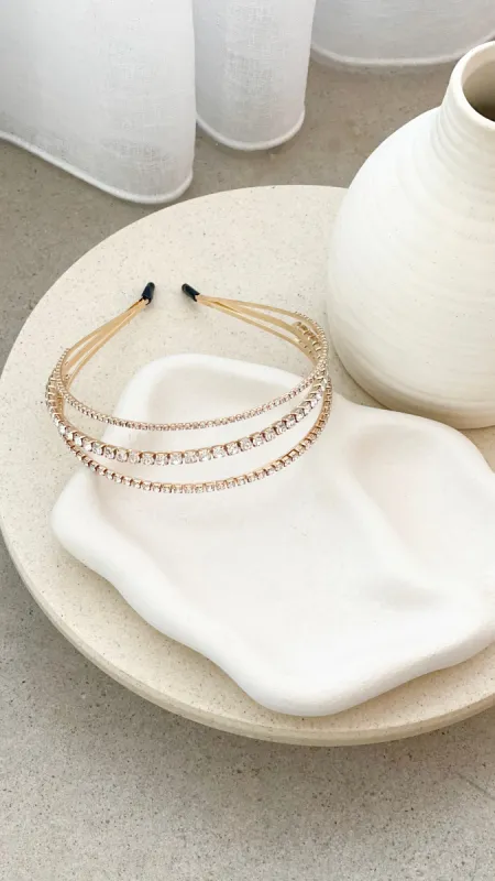 Halsey Headband - Crystal sold by Billy J