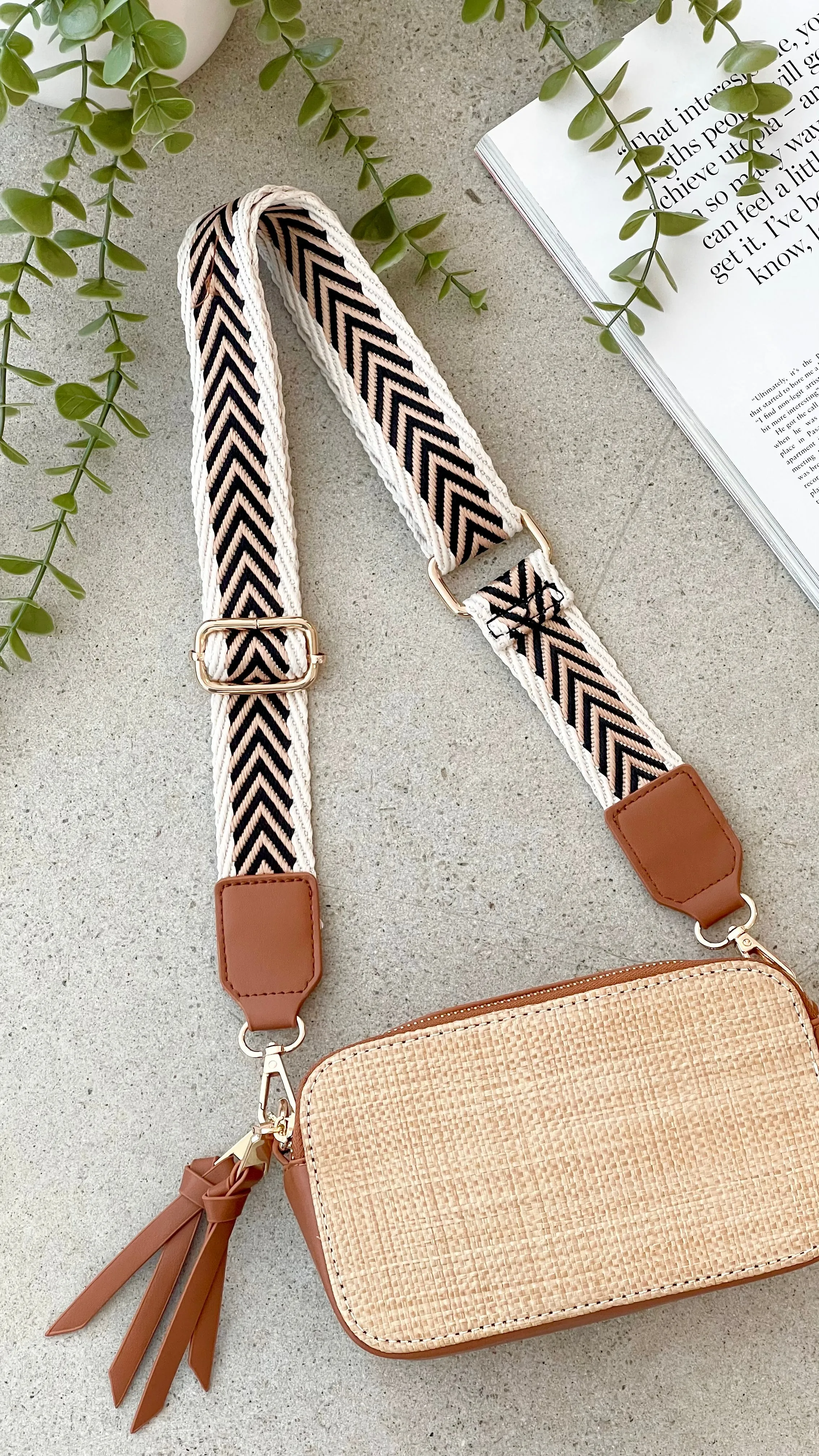 Callie Bag - Tan / Natural sold by Billy J product image thumbnail 5