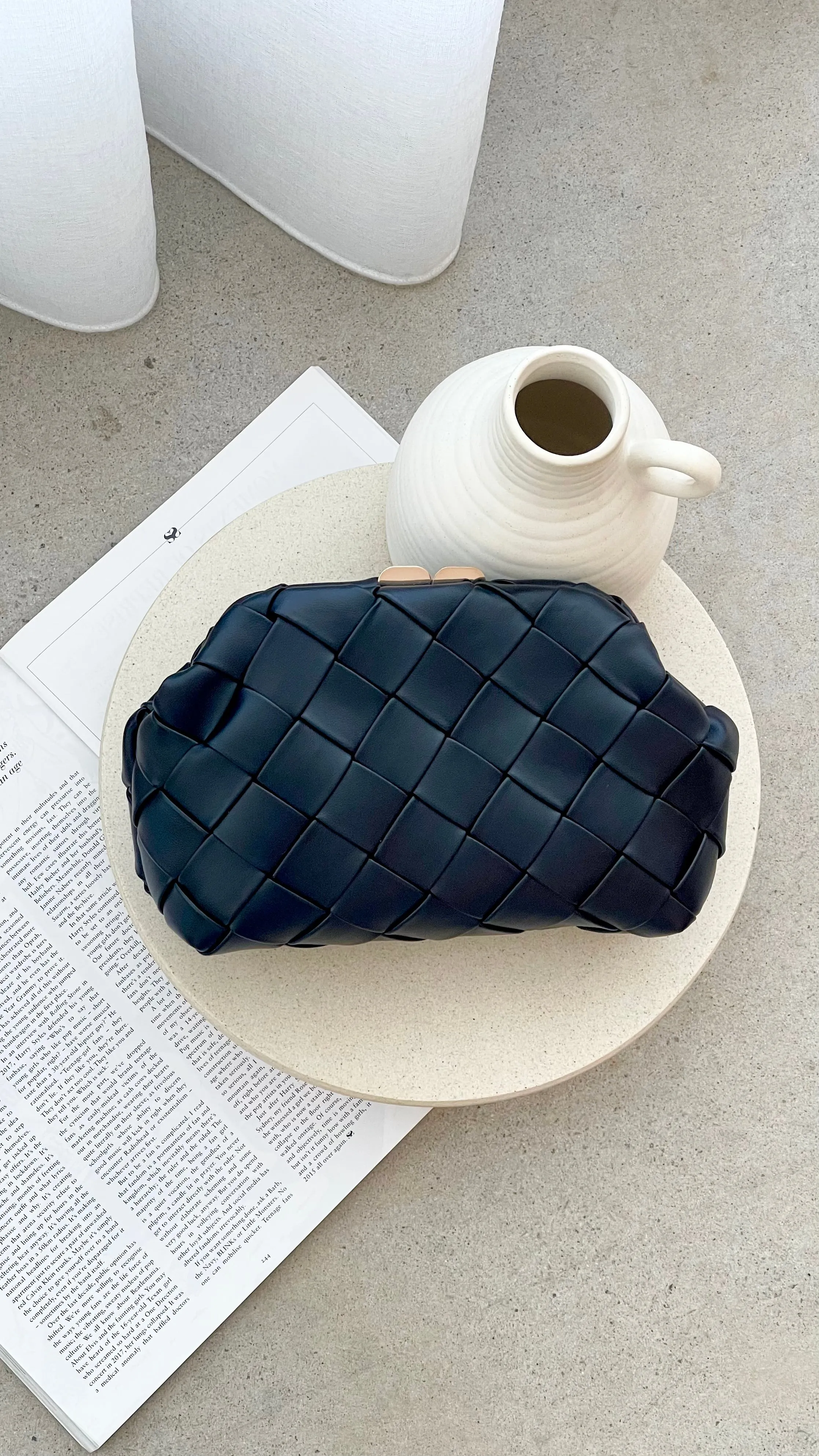 Vasanti Woven Clutch - Black sold by Billy J product image thumbnail 3