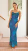 Hanne Maxi Dress - Blue Print sold by Billy J