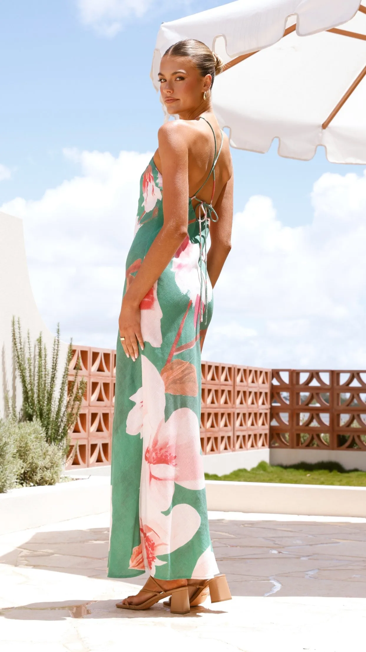 Chiara Maxi Dress - Wild Orchid sold by Billy J product image thumbnail 2