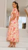 Talma Maxi Dress - Orange Floral sold by Billy J