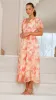 Talma Maxi Dress - Orange Floral sold by Billy J