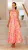 Taipa Maxi Dress - Pink / Orange Floral sold by Billy J