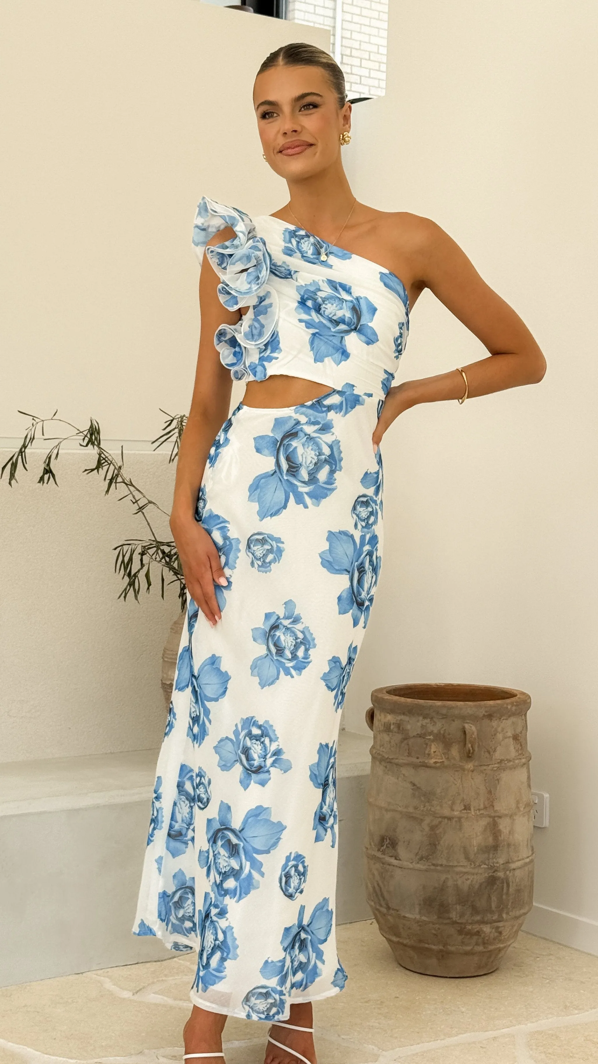 Amina Maxi Dress - Blue Rose sold by Billy J product image thumbnail 5