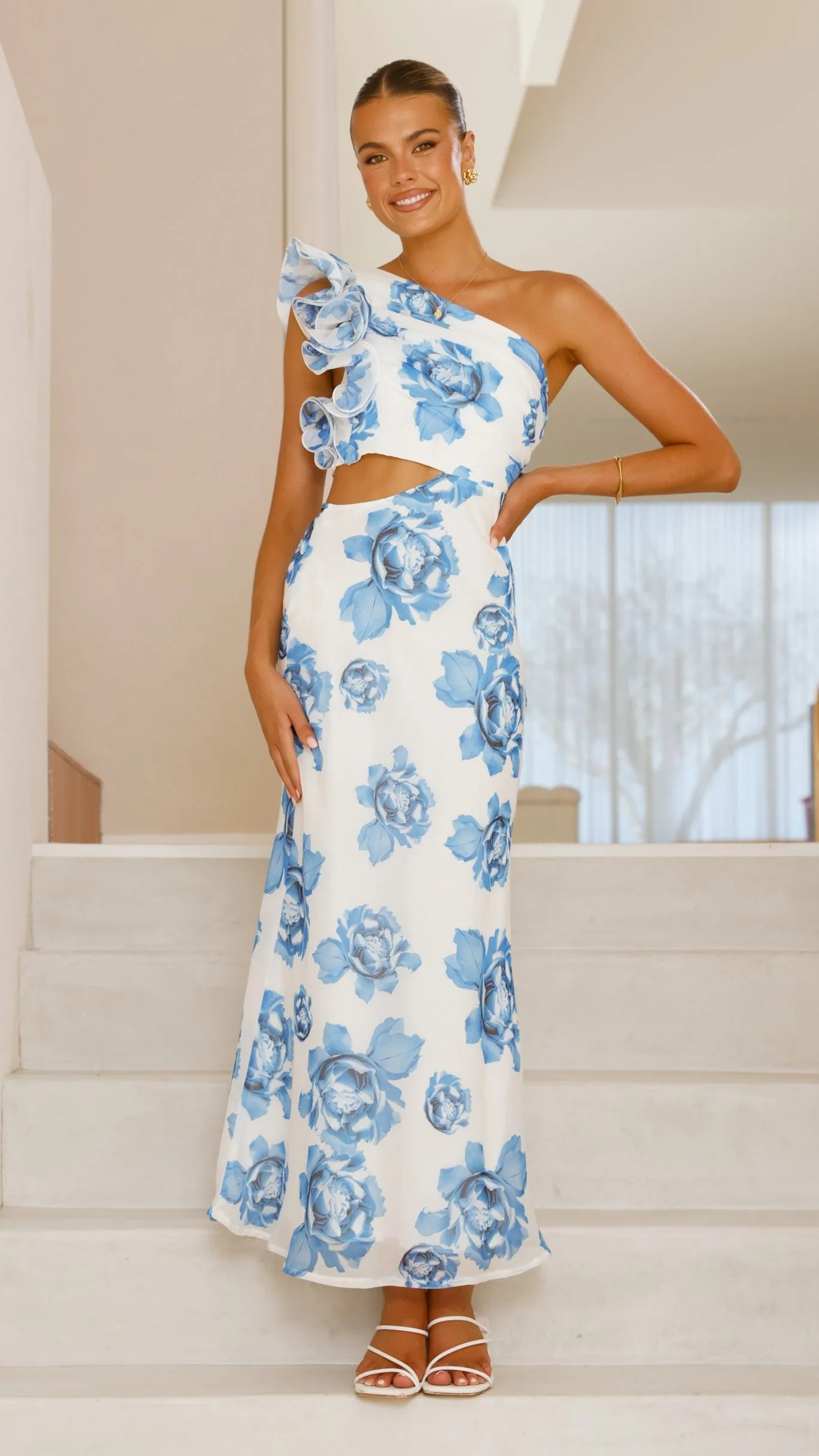 Amina Maxi Dress - Blue Rose sold by Billy J product image thumbnail 3