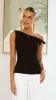 Delphi Asymmetrical Top - Black sold by Billy J
