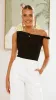 Delphi Asymmetrical Top - Black sold by Billy J