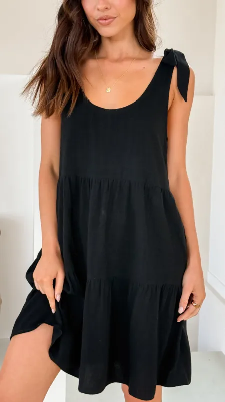 Adina Mini Dress - Black sold by Billy J