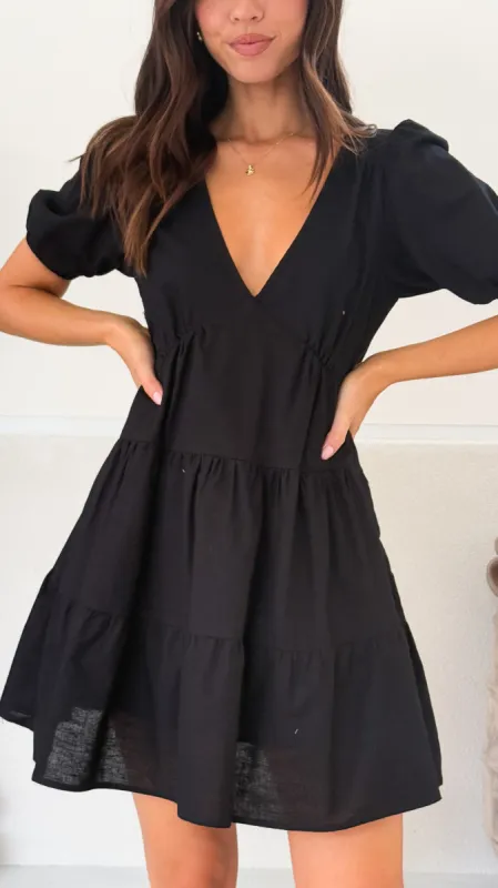 Billie Mini Dress - Black sold by Billy J