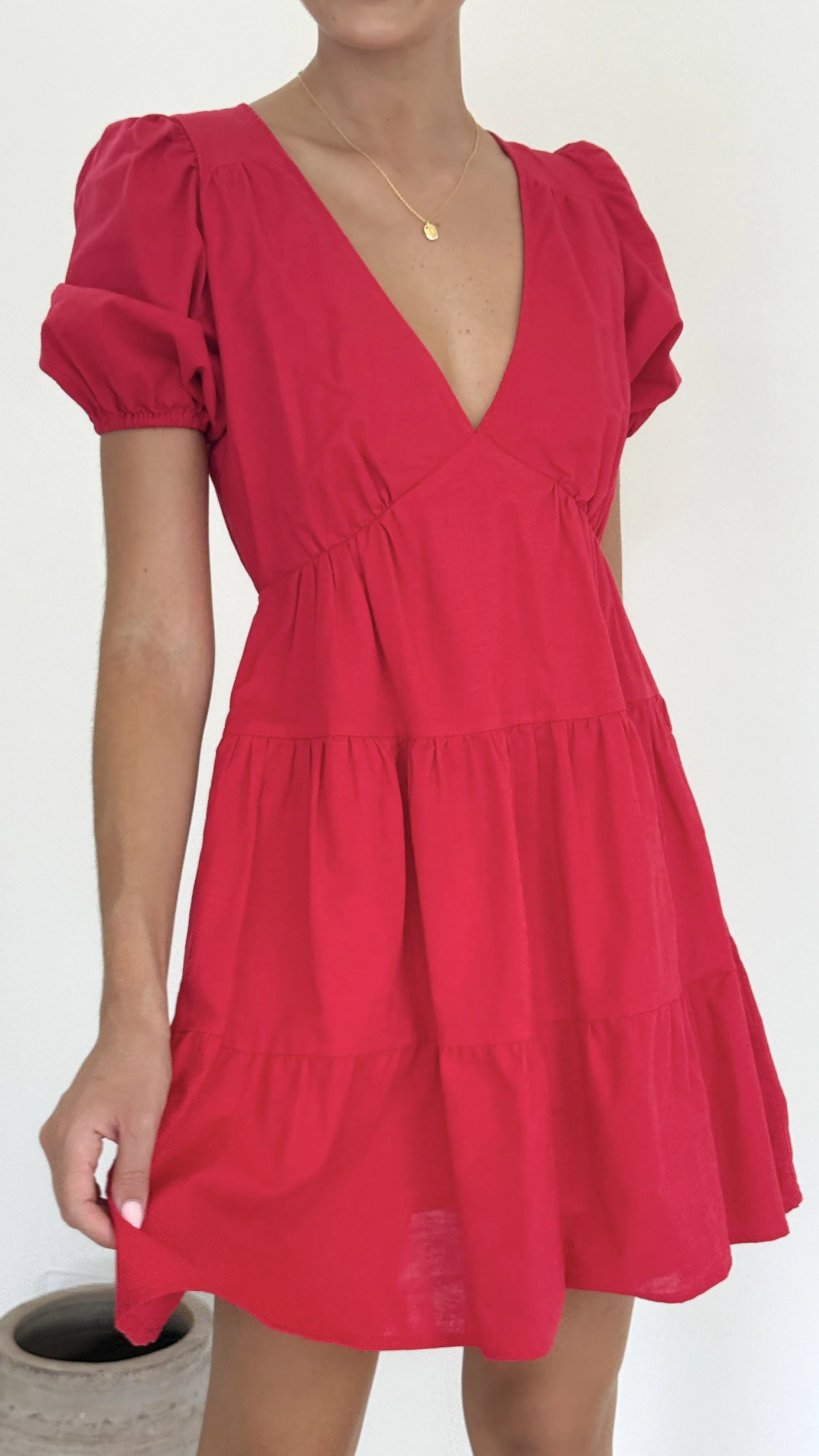 Billie Mini Dress - Red sold by Billy J product image thumbnail 2