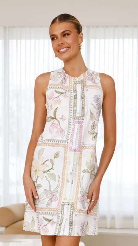 Cayenne Mini Dress - Zoe Print sold by Billy J