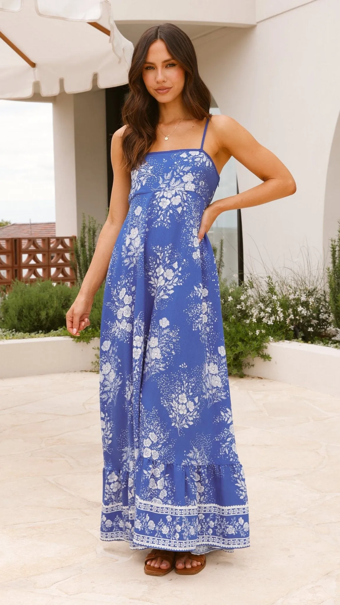 Vea Maxi Dress - Blue Twilight sold by Billy J product image thumbnail 4