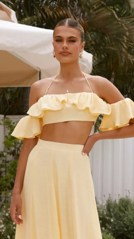 Trista Top - Yellow sold by Billy J