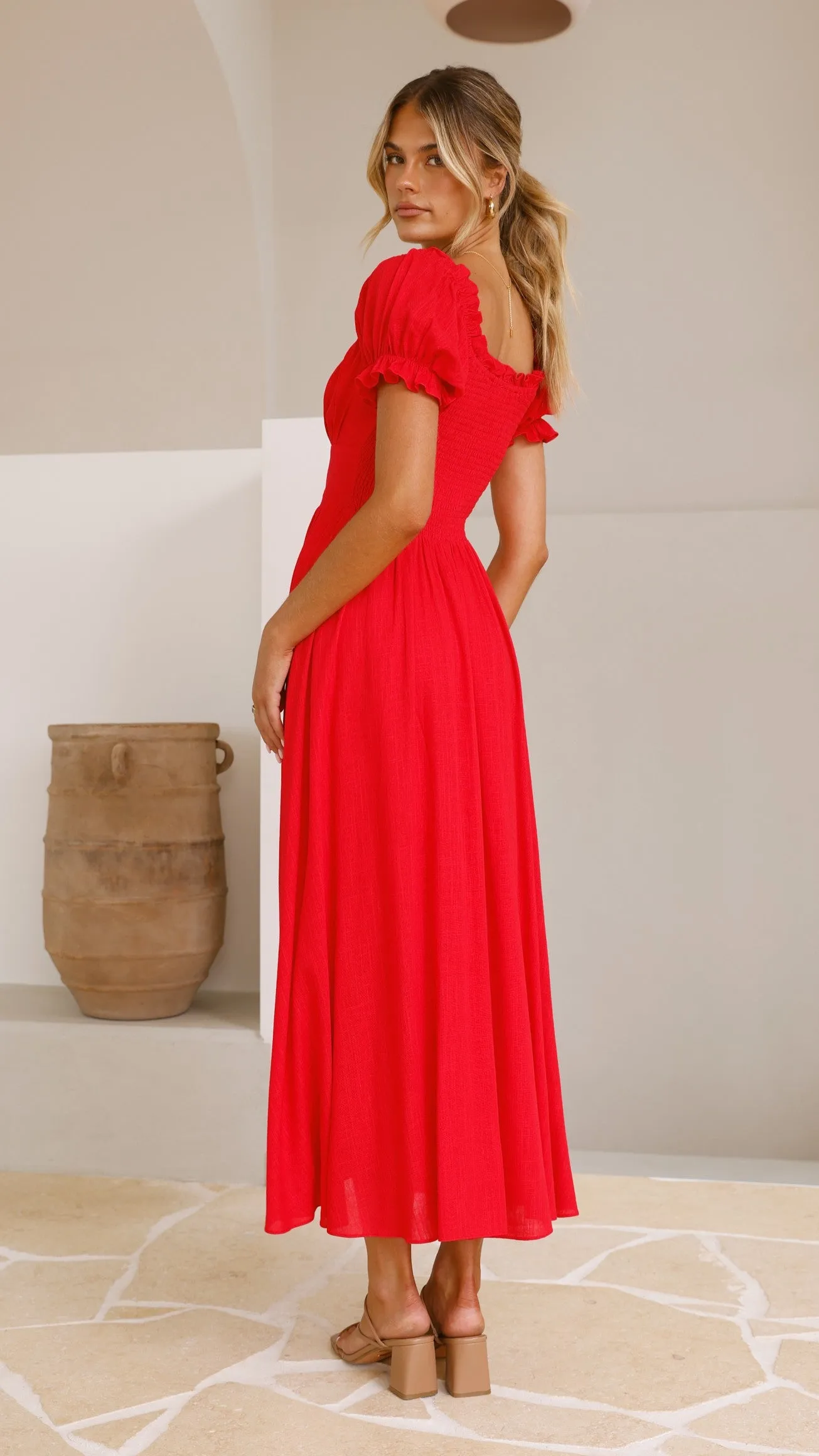Hulu Maxi Dress - Red sold by Billy J product image thumbnail 2
