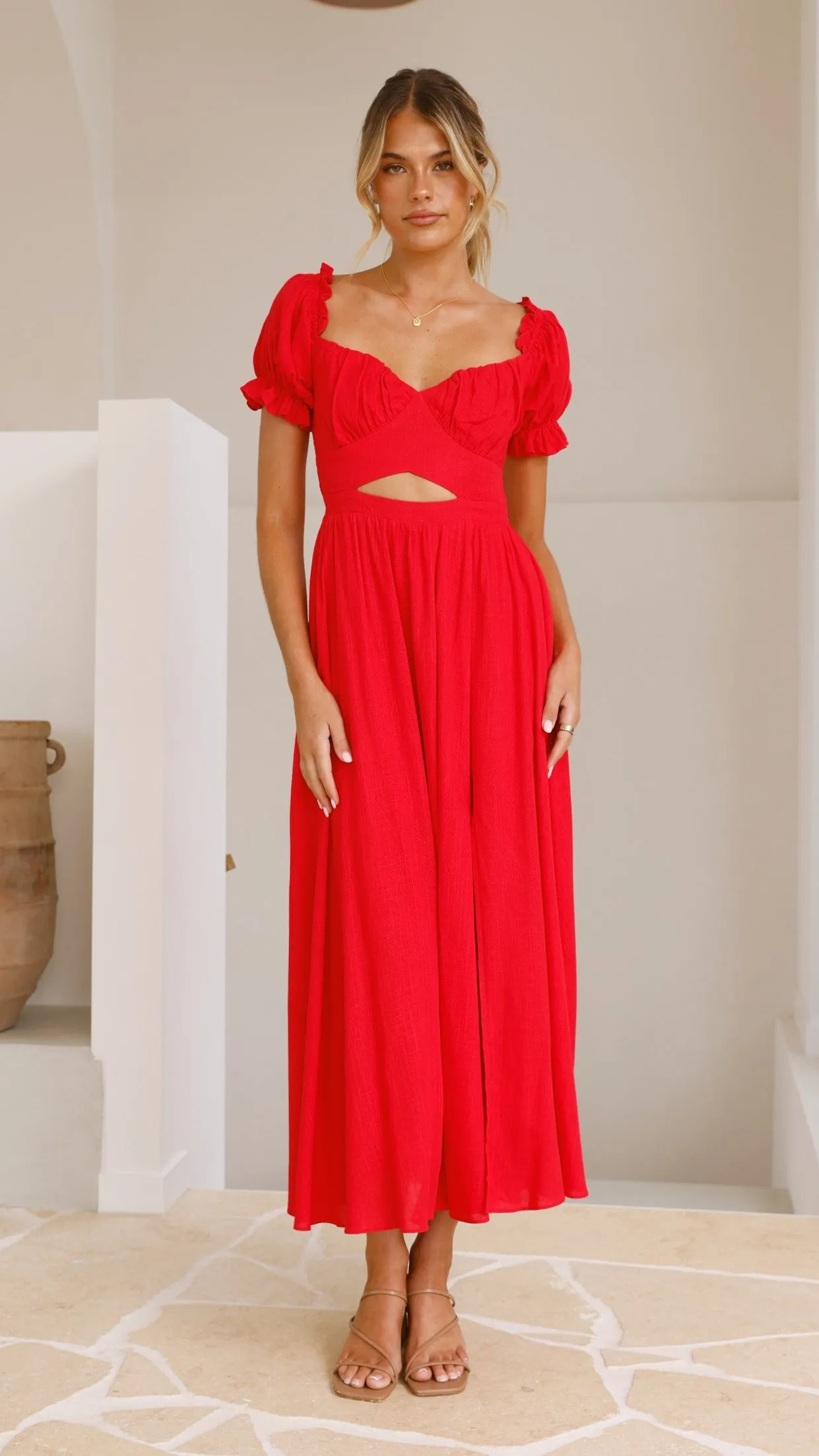 Hulu Maxi Dress - Red sold by Billy J product image thumbnail 4