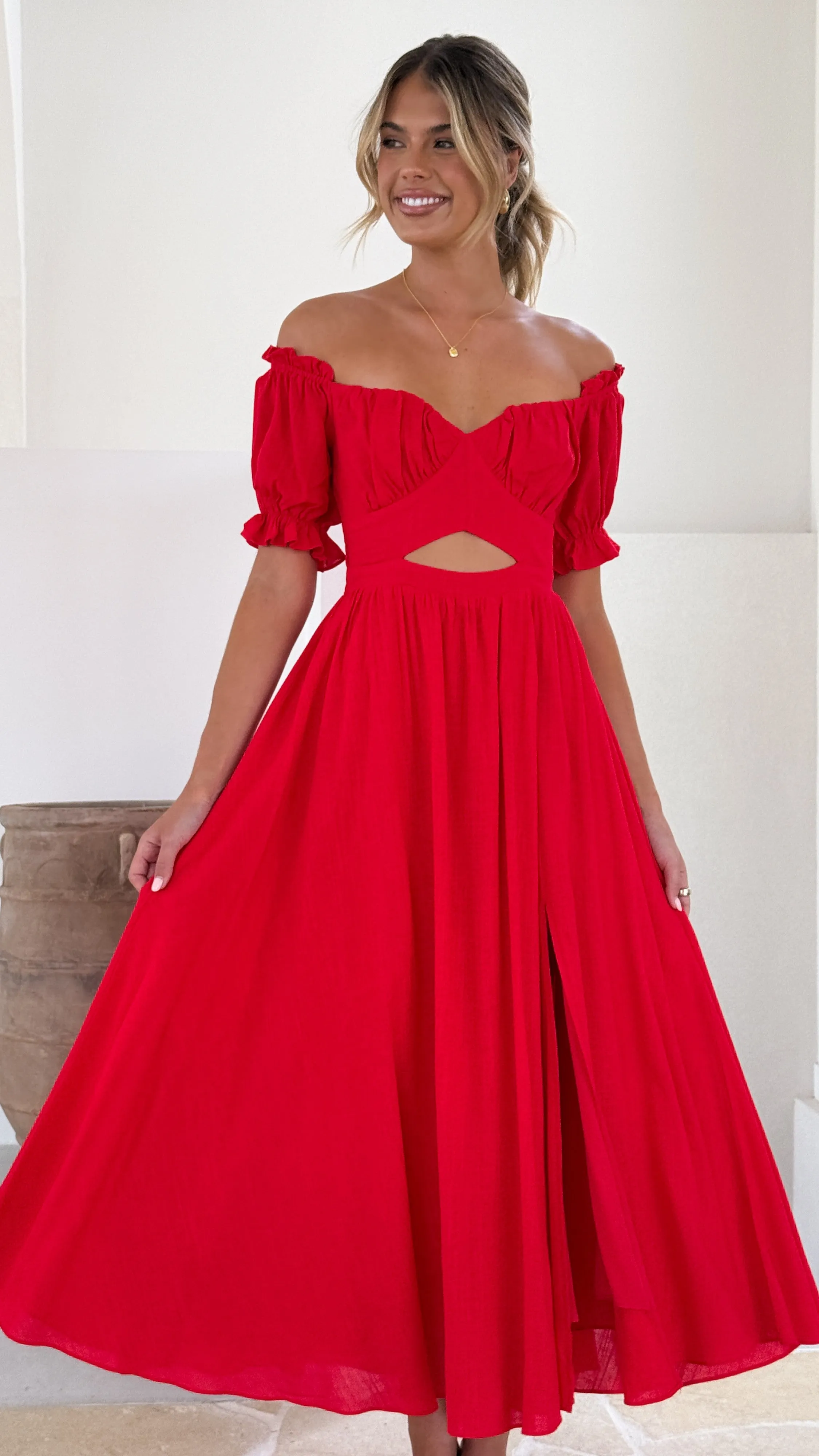 Hulu Maxi Dress - Red sold by Billy J product image thumbnail 5