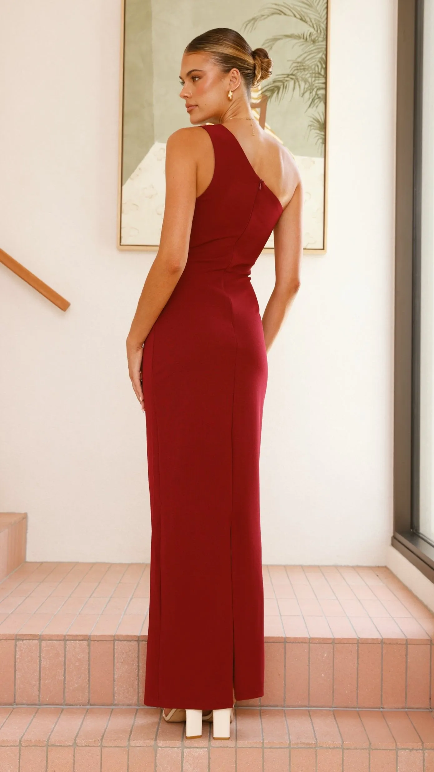 Cataleya Maxi Dress - Wine sold by Billy J product image thumbnail 2