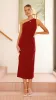 Alaina Midi Dress - Wine sold by Billy J
