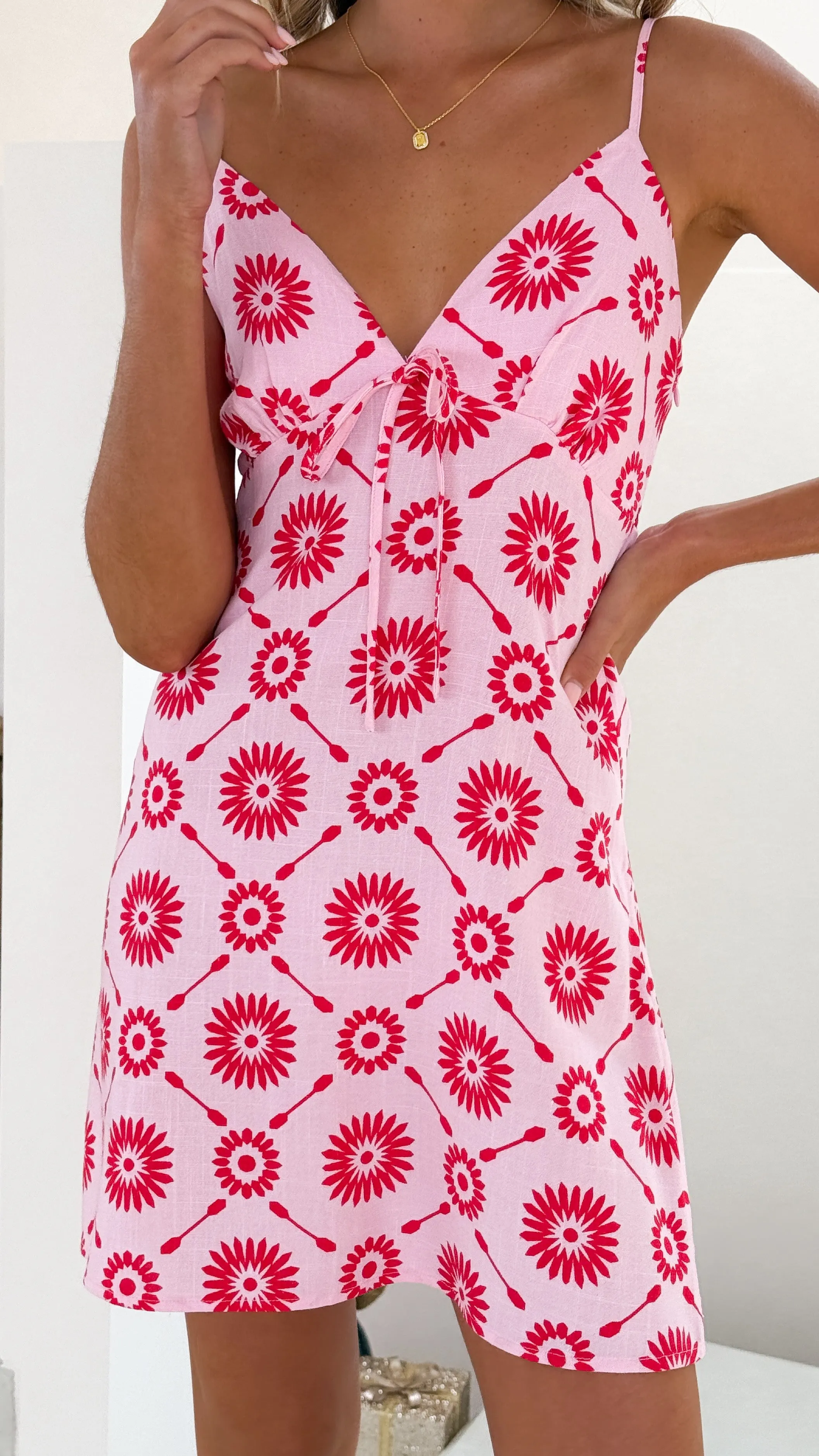 Vashi Mini Dress - Naomi Print sold by Billy J product image thumbnail 4