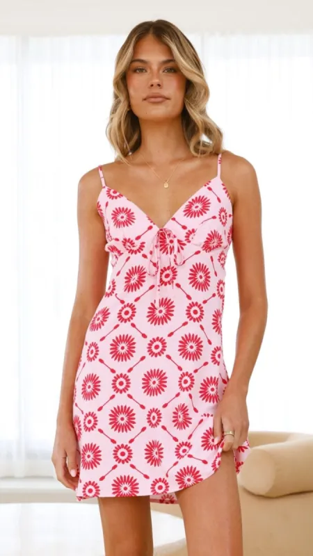 Vashi Mini Dress - Naomi Print sold by Billy J