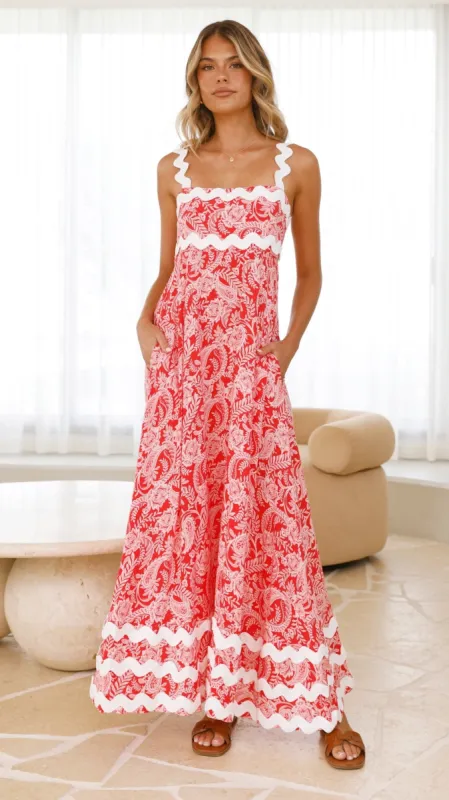Eaton Maxi Dress - Paisley Print sold by Billy J