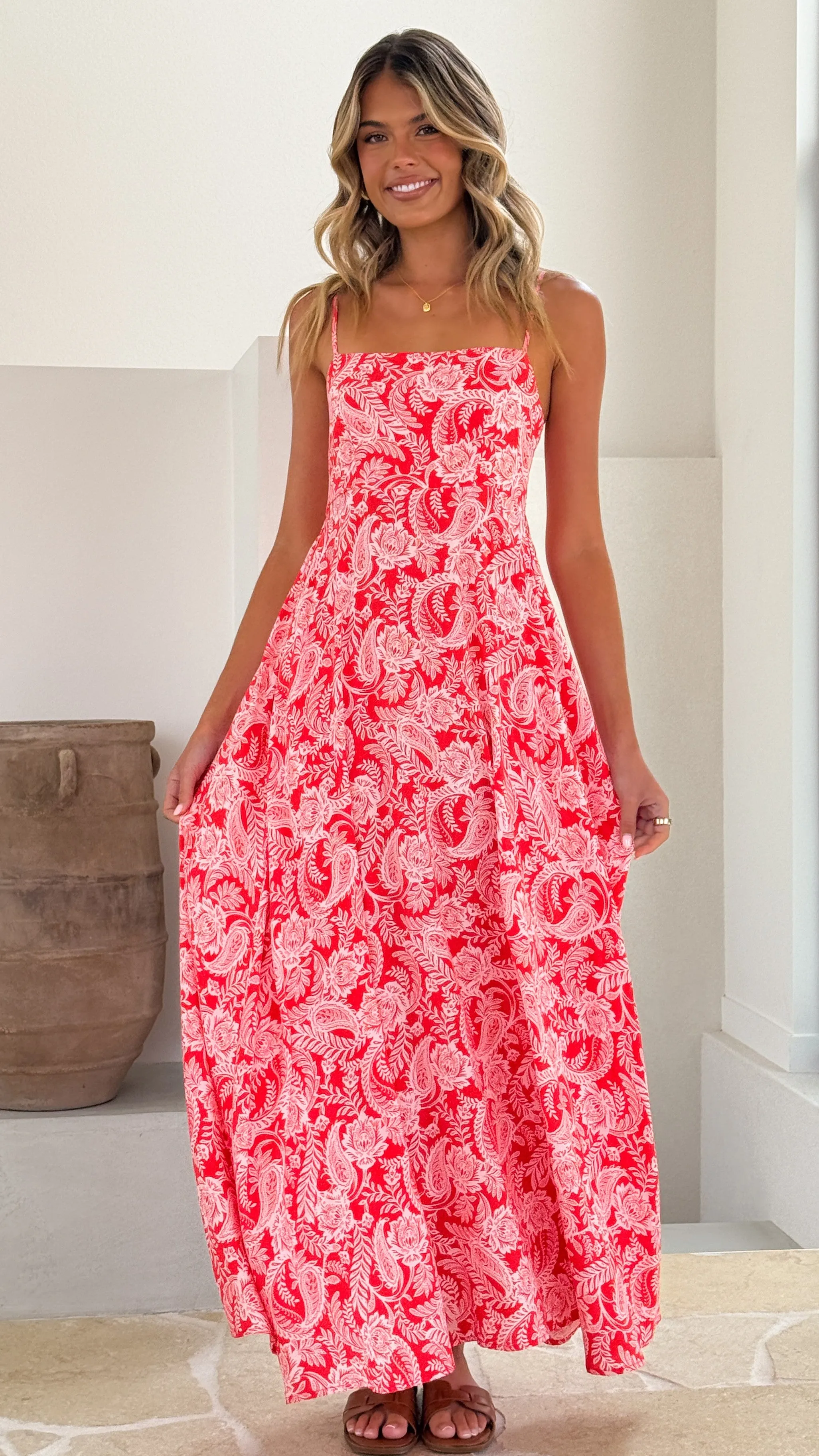 Jaylene Maxi Dress - Paisley Print sold by Billy J product image thumbnail 5