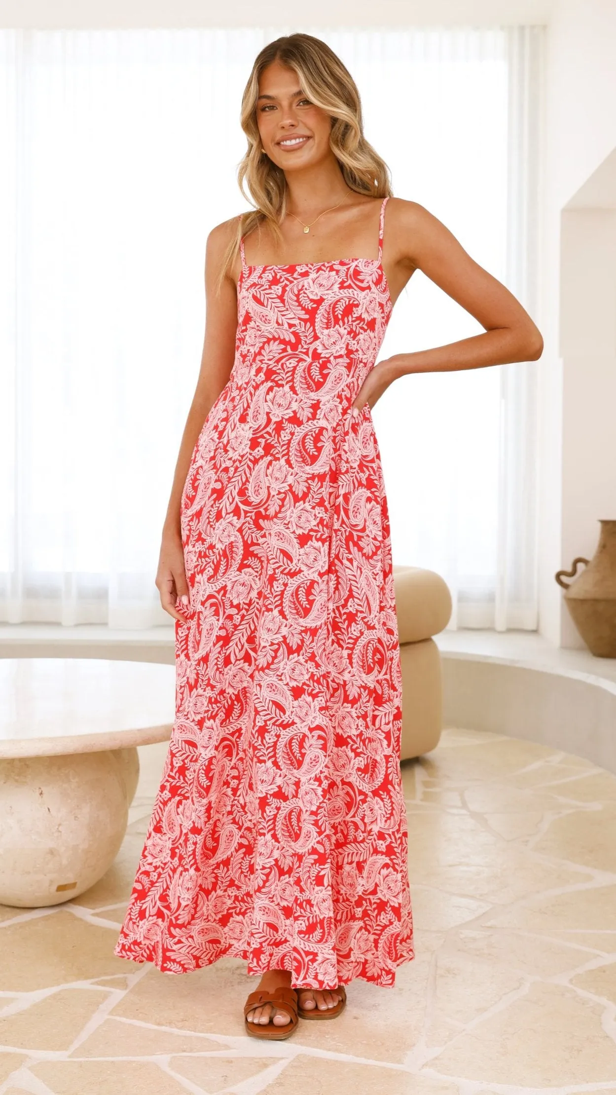 Jaylene Maxi Dress - Paisley Print sold by Billy J