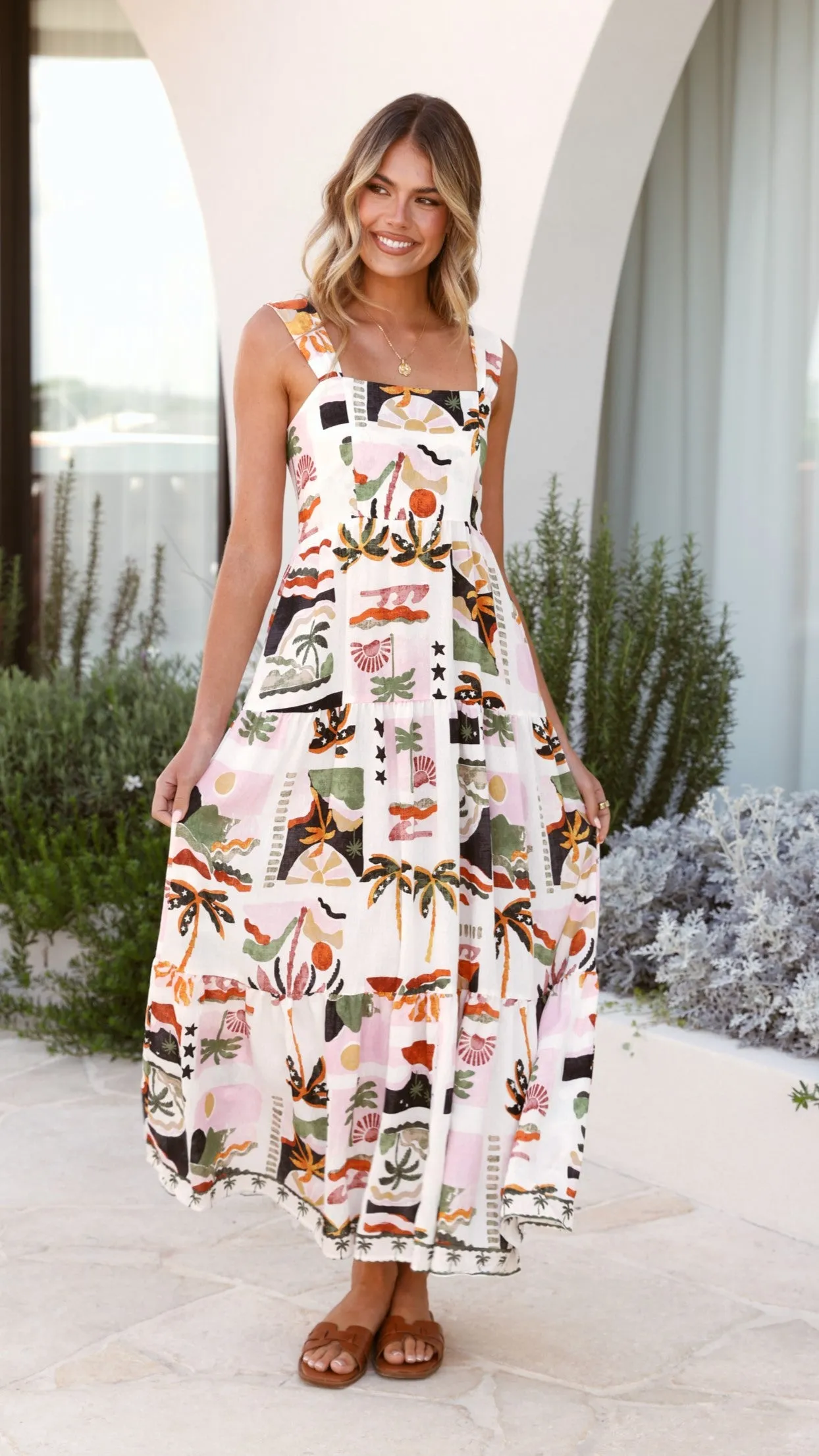 Laylah Maxi Dress - Desert Palms sold by Billy J product image thumbnail 4