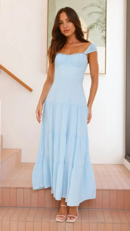 Pasca Maxi Dress - Blue sold by Billy J